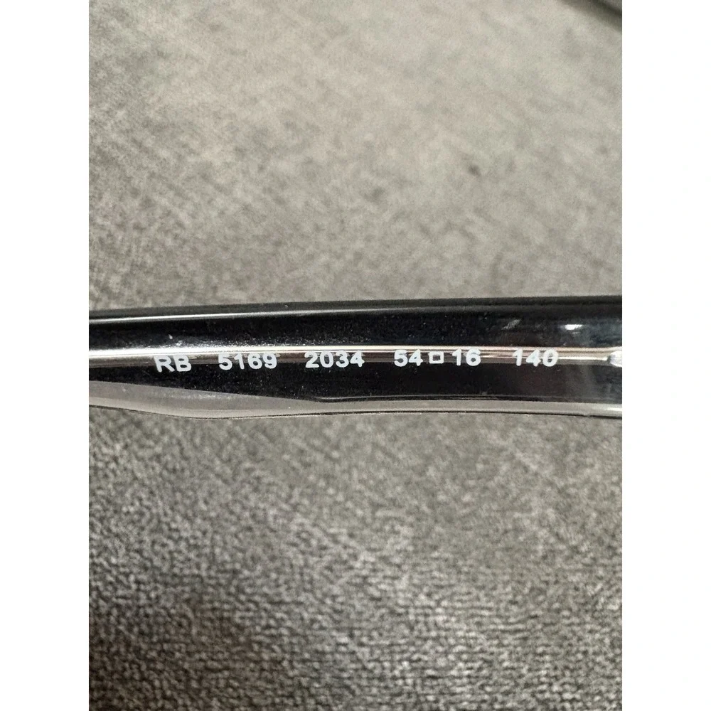 Ray-Ban Glasses Black RB 5169 2034 54-16‎ 140